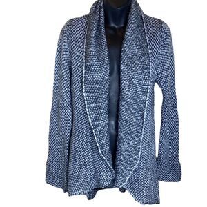 Paola buendia wooden ships open front longline  cardigan mohair/wool soft cozy